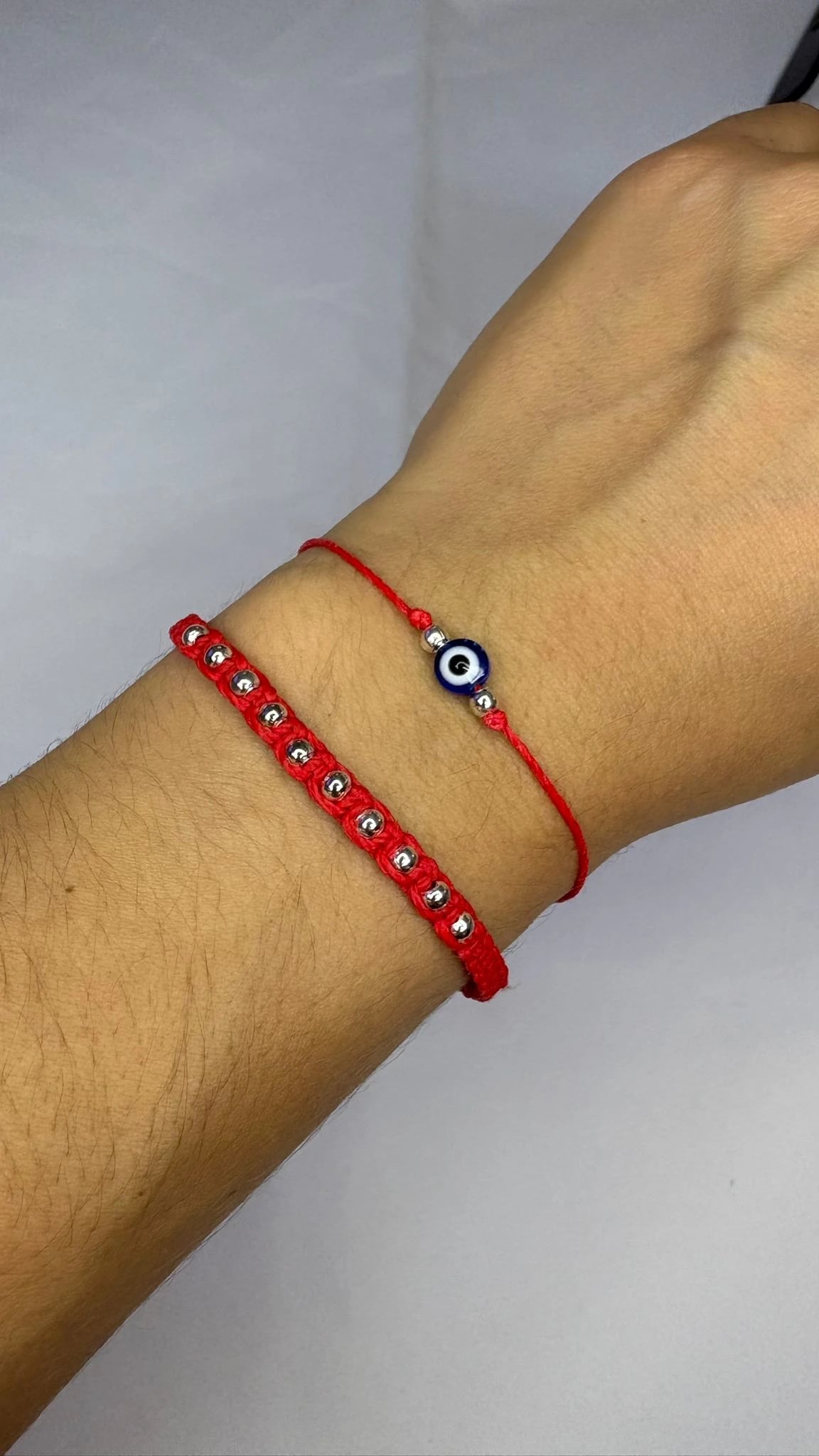 Macramé Bolitas + Hilo con Ojito Turco
