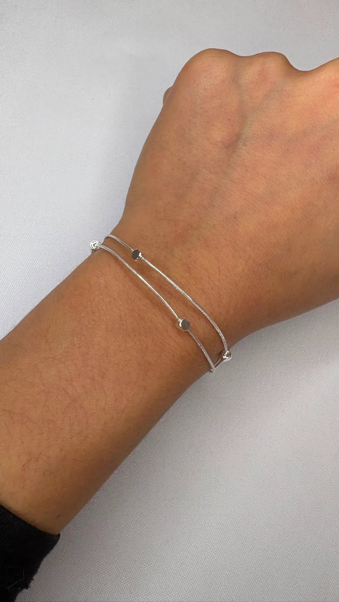 Pulsera Doble Clapton con Detalles